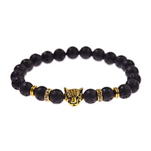 Load image into Gallery viewer, Bracelets White Turquoises Stone Charm Bracelet Men Wood Beads
