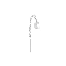 Load image into Gallery viewer, Earrings Hoop Chain Earrings with 925 Sterling Silver