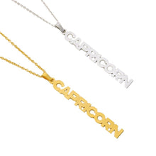 Load image into Gallery viewer, Necklaces Zodiac Letter Pendant Necklace