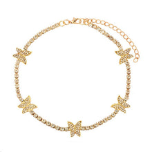 Load image into Gallery viewer, Necklaces Iced Out Butterfly Choker Necklaces