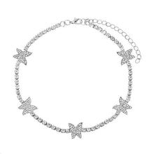Load image into Gallery viewer, Necklaces Iced Out Butterfly Choker Necklaces