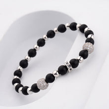 Load image into Gallery viewer, Bracelets Charm Men CZ Zircon Pave Copper Ball Bracelet