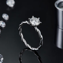 Load image into Gallery viewer, Rings 1CT Moissanite Diamond Silver Ring