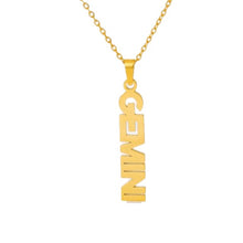 Load image into Gallery viewer, Necklaces Zodiac Letter Pendant Necklace
