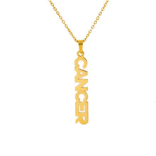 Load image into Gallery viewer, Necklaces Zodiac Letter Pendant Necklace