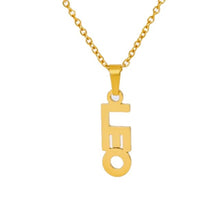 Load image into Gallery viewer, Necklaces Zodiac Letter Pendant Necklace