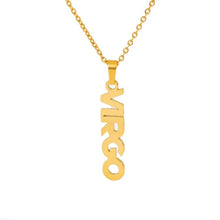 Load image into Gallery viewer, Necklaces Zodiac Letter Pendant Necklace
