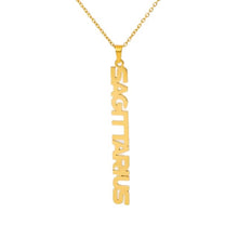 Load image into Gallery viewer, Necklaces Zodiac Letter Pendant Necklace