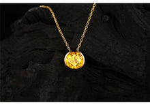 Load image into Gallery viewer, Necklaces 18K Pure Gold Natural Gemstones Pendant