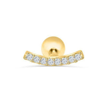 Load image into Gallery viewer, Earrings Geometric Crystal Zirconia Stud Earrings with 925 Sterling Silver