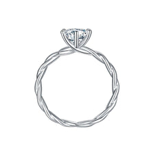 Load image into Gallery viewer, Rings 1CT Moissanite Diamond Silver Ring