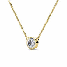 Load image into Gallery viewer, Necklaces 10K White And Yellow Gold 3CT Moissanite Diamond Necklace
