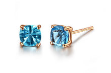 Load image into Gallery viewer, Earrings 18K Solid Gold Natural Topaz Earrings
