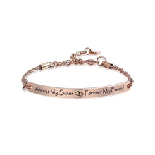 Load image into Gallery viewer, Bracelets Engraved Sister Bangle Bracelet