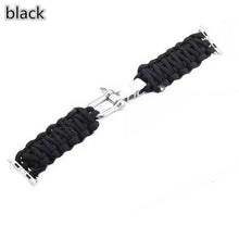 Load image into Gallery viewer, Bracelets Paracord 550 Bolt Clasp Apple Watch Band for Series 3,4,5,6/ 38-44MM
