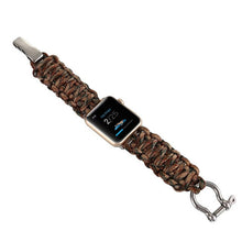 Load image into Gallery viewer, Bracelets Paracord 550 Bolt Clasp Apple Watch Band for Series 3,4,5,6/ 38-44MM
