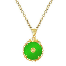 Load image into Gallery viewer, Necklaces Natural Hetian Jade Doughnut Amulet Necklace
