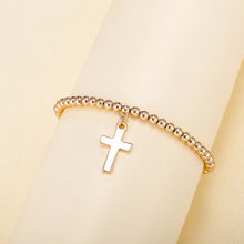 Load image into Gallery viewer, Bracelets 3pcs/set Beads Bracelets Gold Silvery