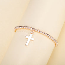 Load image into Gallery viewer, Bracelets 3pcs/set Beads Bracelets Gold Silvery