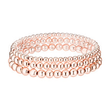 Load image into Gallery viewer, Bracelets 3pcs/set Beads Bracelets Gold Silvery
