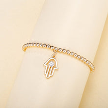 Load image into Gallery viewer, Bracelets 3pcs/set Beads Bracelets Gold Silvery