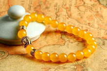 Load image into Gallery viewer, Bracelets Tibetan Gold Buddha Natural Stone Bracelets