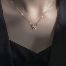 Load image into Gallery viewer, Necklaces Zircon Butterfly Pendant Choker Light Luxury