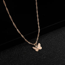 Load image into Gallery viewer, Necklaces Zircon Butterfly Pendant Choker Light Luxury