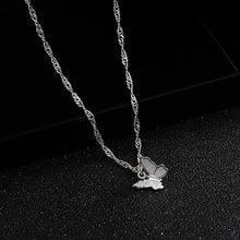 Load image into Gallery viewer, Necklaces Zircon Butterfly Pendant Choker Light Luxury