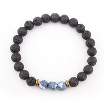 Load image into Gallery viewer, Bracelets Natural White Gray Marble Agate Stone Bracelet