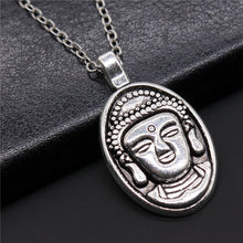 Load image into Gallery viewer, Necklaces Buddha Head Necklace