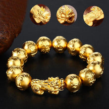 Load image into Gallery viewer, Bracelets Plate Gold Bracelet Beads Feng Shui
