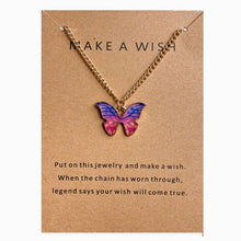 Load image into Gallery viewer, Necklaces Neck Chain Butterfly Colorful