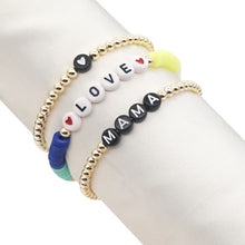 Load image into Gallery viewer, Bracelets 4Pcs/5Pcs Hematite Heart Bracelets Gold Color Beaded