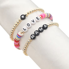Load image into Gallery viewer, Bracelets 4Pcs/5Pcs Hematite Heart Bracelets Gold Color Beaded