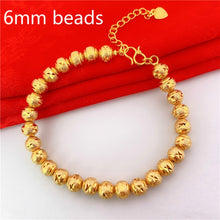Load image into Gallery viewer, Bracelets Gold Plated Sand Beads Bracelet