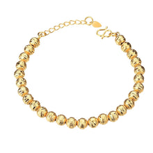 Load image into Gallery viewer, Bracelets Stainless Steel Gold Color Lucky Bead Bracelets