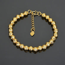 Load image into Gallery viewer, Bracelets Stainless Steel Gold Color Lucky Bead Bracelets