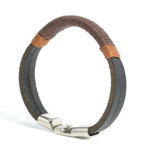 Load image into Gallery viewer, Bracelets Surf Paradise Leather Hemp Wrap Bracelet