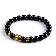 Load image into Gallery viewer, Bracelets Tibetan Gold Buddha Natural Stone Bracelets