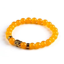 Load image into Gallery viewer, Bracelets Tibetan Gold Buddha Natural Stone Bracelets
