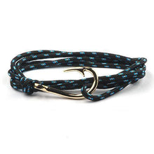 Load image into Gallery viewer, Bracelets Sharp Silver Anchor Survival Paracord 550 Bracelets