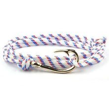 Load image into Gallery viewer, Bracelets Sharp Silver Anchor Survival Paracord 550 Bracelets