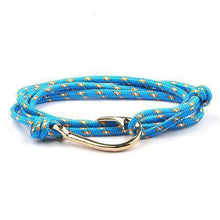 Load image into Gallery viewer, Bracelets Sharp Silver Anchor Survival Paracord 550 Bracelets