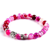 Load image into Gallery viewer, Bracelets Tibetan Silver Buddha Natural Stone Bracelets