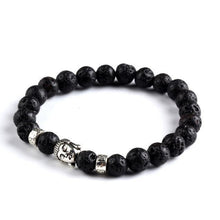 Load image into Gallery viewer, Bracelets Tibetan Silver Buddha Natural Stone Bracelets