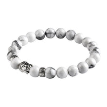 Load image into Gallery viewer, Bracelets Tibetan Silver Buddha Natural Stone Bracelets