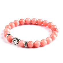 Load image into Gallery viewer, Bracelets Tibetan Silver Buddha Natural Stone Bracelets