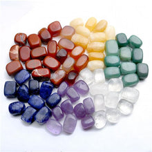 Load image into Gallery viewer, Bracelets Seven Chakra Beaded Polished Bracelet with 7 Reiki Stones