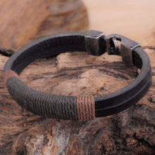 Load image into Gallery viewer, Bracelets Surf Paradise Leather Hemp Wrap Bracelet